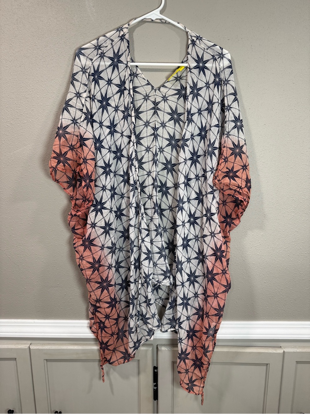 Roberta Roller Rabbit Slate Beach Shrug - Picture 2 of 7
